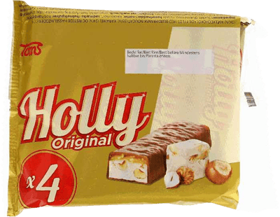 Holly Bar 4-Pak Toms 4x40g