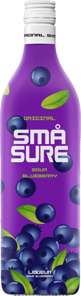 Små Sure Blåbær 164% 1 l