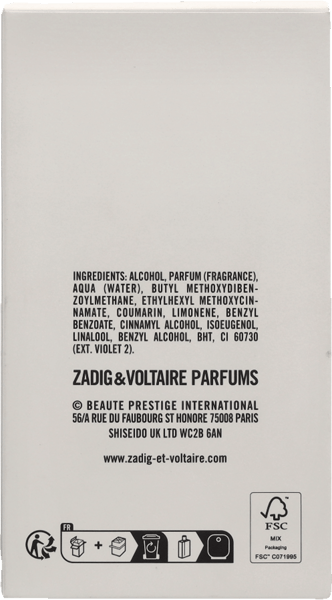 Zadig & Voltaire questa è lei! EDP 50 ml
