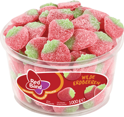 Rød bånd Jordbær 1000 g