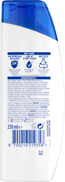 Head & Shoulders Shampoo Classic Clean 2in1 250 ml