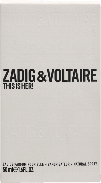 Zadig & Voltaire questa è lei! EDP 50 ml