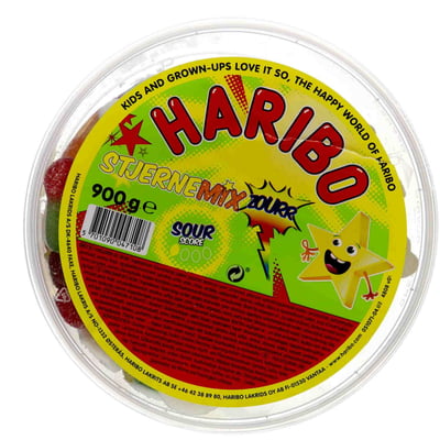 Haribo stjerne mix acido 900 g