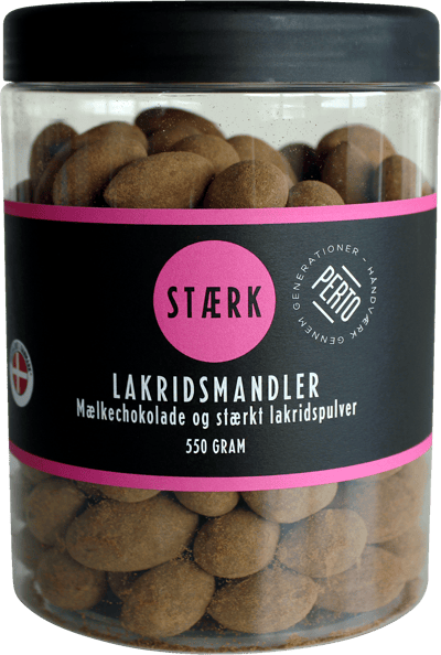 Lakridsmandler stærk 550g