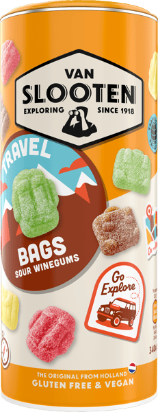 Van Slooten Sour Bags & Suitecases 340 g