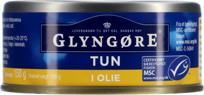 Glyngøre MSC tun I olie 150g