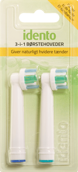 Identificato 3-I-1 Børstehoveder 2 STK