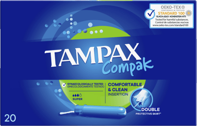 Tampax Compak Super 22 ct