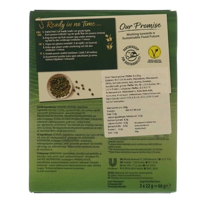 Knorr Sauce Grøn Peber 3x22 g