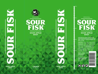 Sure Fisk Sour Apple 15% 07L