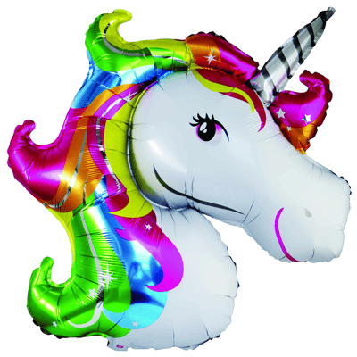 FOILIEBALLON UNICORN 81XH112 CM 1 STK