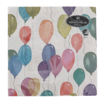 20stk Servietter 33cm Balloner