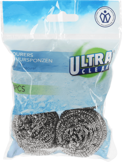 Grydesvampe i Stål 4 stk