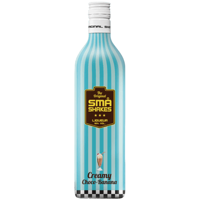 Små Shakes Creamy Chocolate & Banana Liquer 15% 07 l