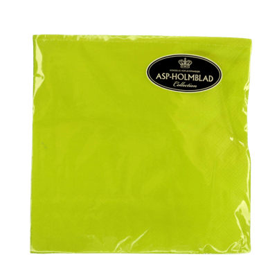 20stk Servietter 33 cm kiwi