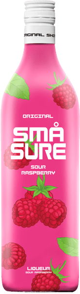 Små Sure Sour Raspberry 164% 1 l