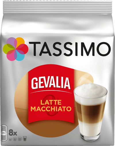 Tassimo Kapsler Gevalia Latte MacChiatto