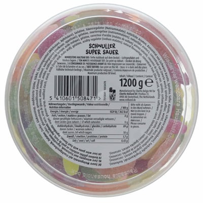 Rød bånd sikker Vingummisutter 1200 g
