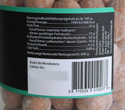 Lakridskugler Karamel 600G