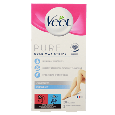 Veet Pure Wax Bens Sensitive Ben & Krop 22 STK