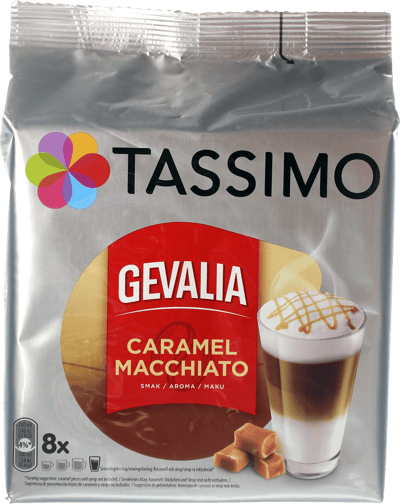 Tassimo Kapsler Gevalia Latte Macchiatto Karamell