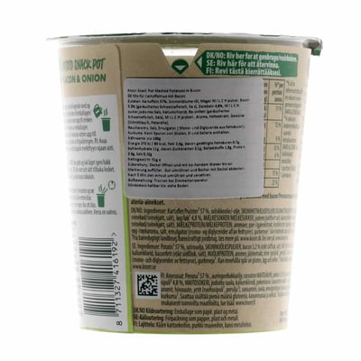 Knorr snack potte potetmos m bacon 51 g