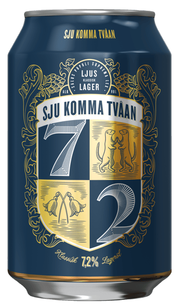 Sju Komma Tvåan 72% 24x033 l