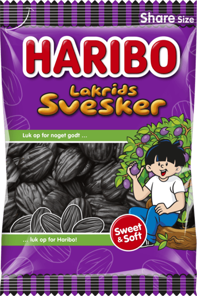 Haribo Lakrids Svesker 375 g