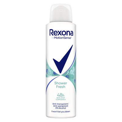 Rexona dusj fersk deospray 150 ml