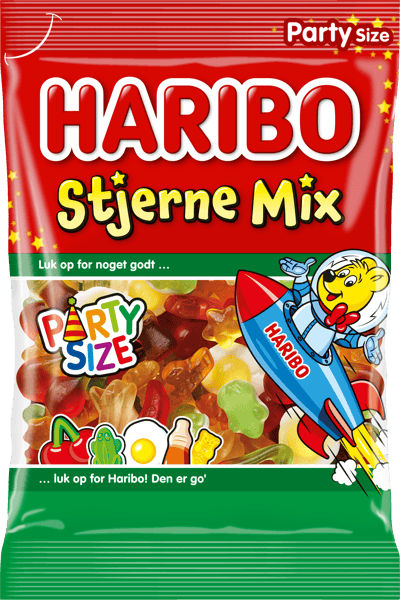 Haribo Stjerne Mix 500g DK