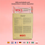 Nicks Protein Bar Ax, bare de proteine ​​keto gustări scăzute de carbohidrați fără zahăr adăugat, fără gluten | 15g proteină cu colagen (9 bare proteice x 50g)