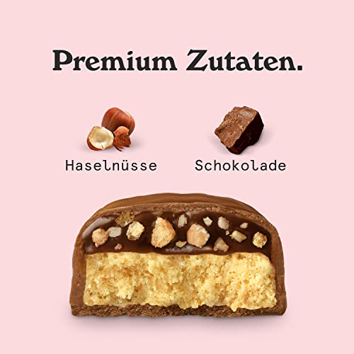 Nicks protein bar mix, keto protein bars låga kolhydrat snacks utan tillsatt socker, glutenfri | 15g protein med kollagen (9 proteinstänger x 50 g)