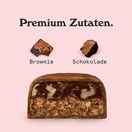 Nicks protein bar mix, keto protein bars låga kolhydrat snacks utan tillsatt socker, glutenfri | 15g protein med kollagen (9 proteinstänger x 50 g)