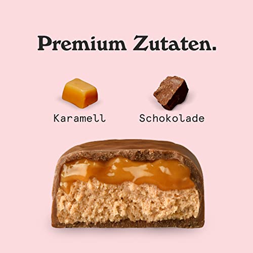 Nicks Protein Bar Mix, Keto Protein Bars Low Carb Snacks uden tilsat sukker, glutenfri | 15 g protein med kollagen (9 proteinstænger x 50g)