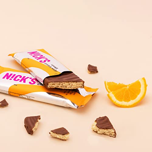 Nicks Keto Bars Peanuts N Fudge, Ciocolată Peanuts Gustări de caramel, 175 de calorii, 3,9 carbohidrați net, fără zahăr adăugat, fără gluten, dulciuri cu carbohidrați mici (15x40g)