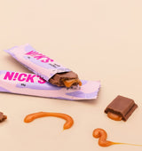 Nicks Chocolate Keto Bar Favoritter Bland med sjokoladebarer uten tilsatt sukker, glutenfri, lavkarbo -søtsaker (12 snacksbarer)