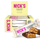 Nicks Protein Bar Ax, bare de proteine ​​keto gustări scăzute de carbohidrați fără zahăr adăugat, fără gluten | 15g proteină cu colagen (9 bare proteice x 50g)