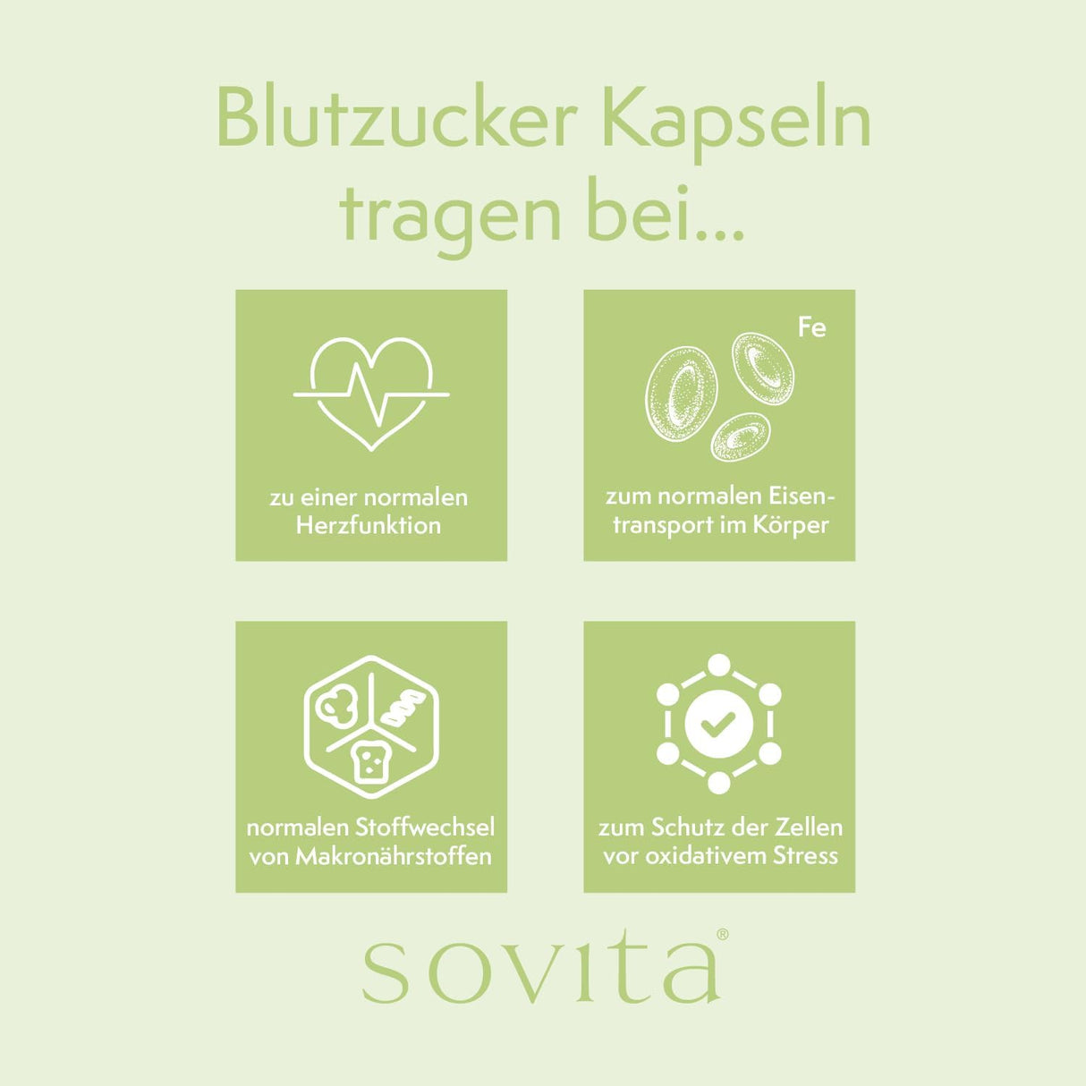 Sovita blodsukkerkapsler | Med kanelbarkekstrakt | Kostholdstilskudd | 120 kapsler