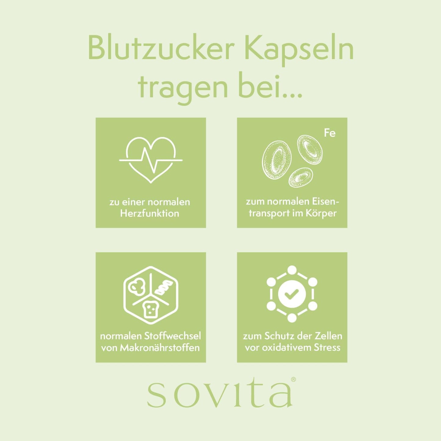 Sovita blodsukkerkapsler | Med kanelbarkekstrakt | Kostholdstilskudd | 120 kapsler