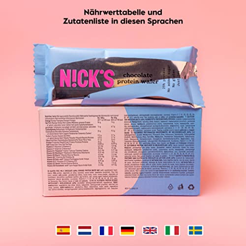 Nicks keto barer jordnødder n fudge, chokolade jordnødder karamell snacks, 175 kalorier, 3,9 netto kulhydrater, ingen tilsat sukker, glutenfri, lavkulhydrat slik (15x40g)