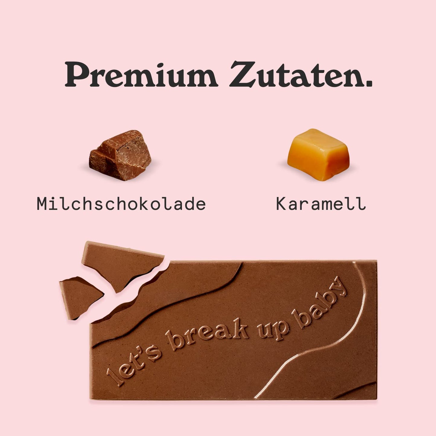 Nicks Milchschokoladenkaramell Crunch Kein Zuckerzucker, glutenfreie, niedrige Kohlenhydrate, kein Palmöl, Keto-Schokoladenstangen (3x75g)