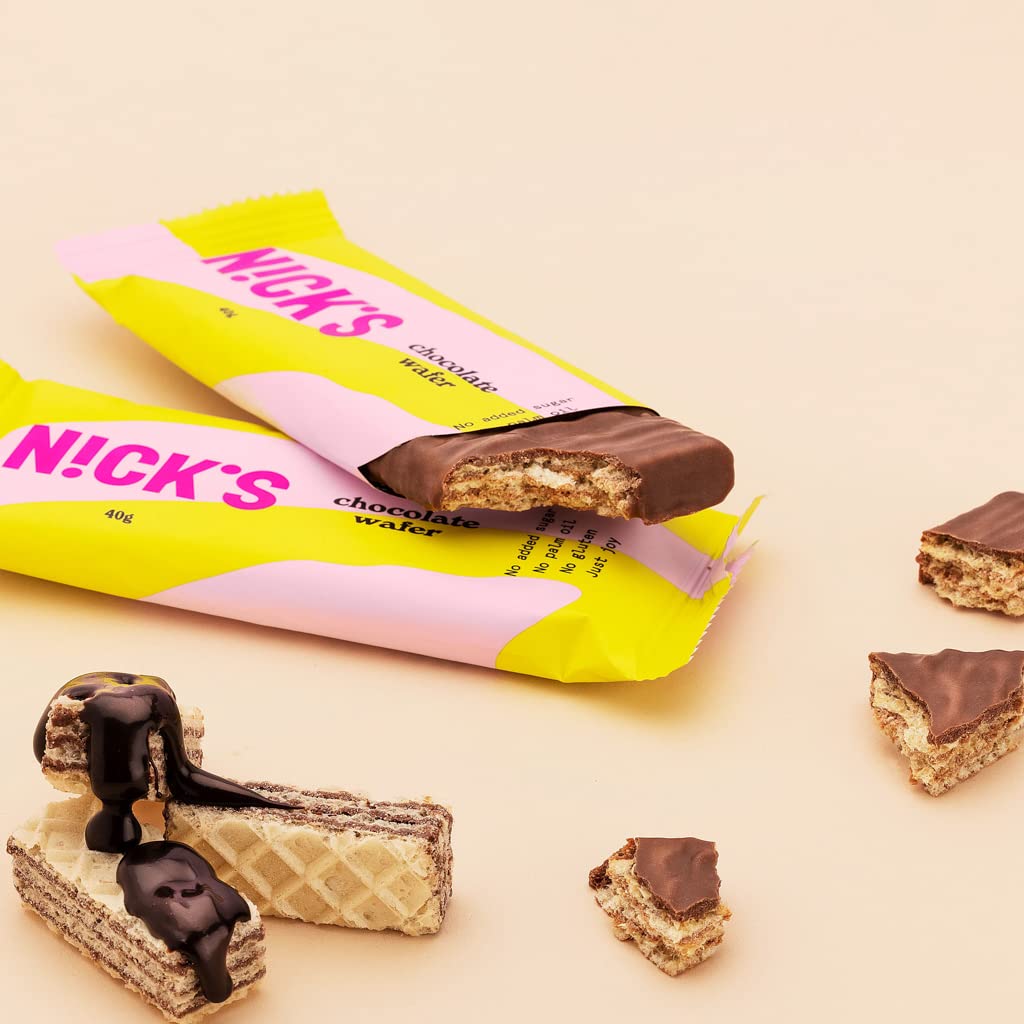 Nicks Keto Bars Erdnüsse N Fudge, Schokoladen Erdnüsse Karamell -Snacks, 175 Kalorien, 3,9 Nettokohlenhydrate, kein Zucker, glutenfrei, kohlenhydratarm (15 x 40 g)