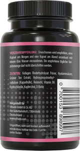 BRNR LADY BRNR - BeautyFit metabolismeformel med vitamin B6, bindevev med kobber, kollagen, høydose hyaluronsyre, biotin, 120 kapsler