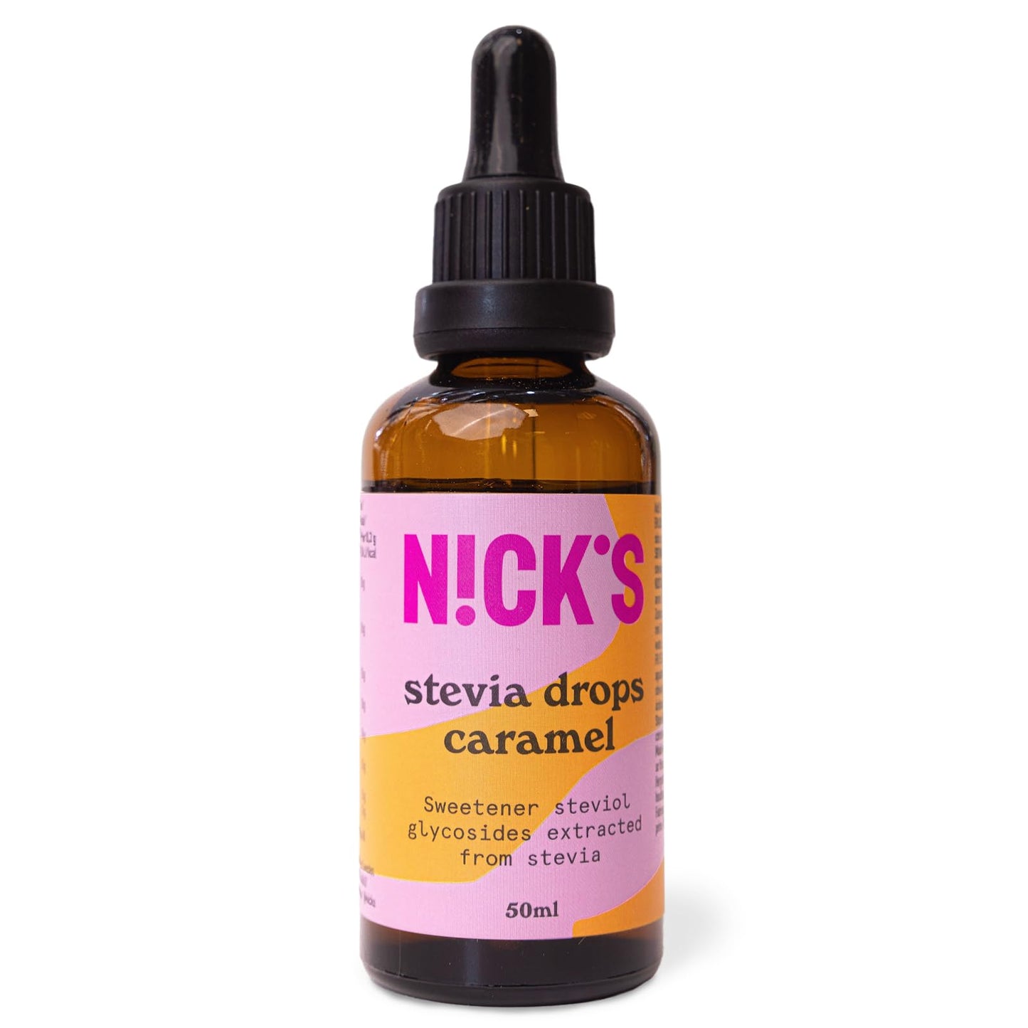 NICKS Stevia Liquid Cookies & Cream Flavour Drops (50ml) Keto Sugar-free table sweetener without calories, low carb sugar substitute, sweetener, liquid sweetener, alternative to sugar, sweetener with pipette