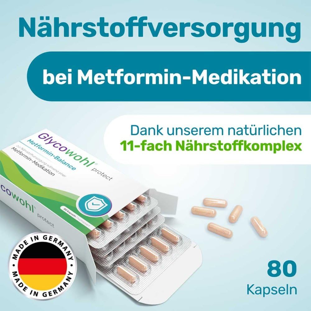 Glycowohl Metformin Balance Nährstoffverorg.kaps. 80 STK