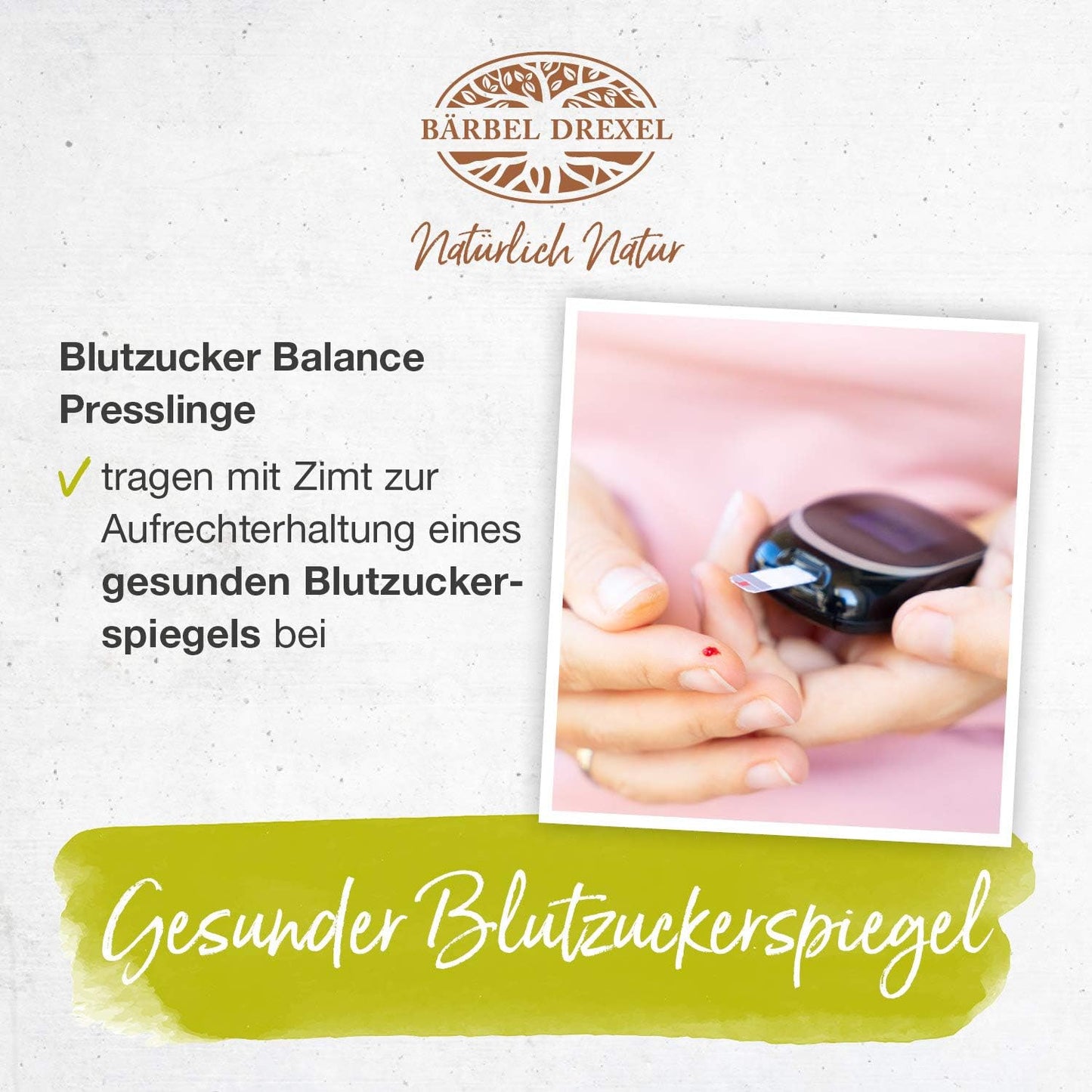 Bärbel Drexel® Blood Sugar Balance Capsules Regulat (216 PCS) 100% vegansk laget i Tyskland unikt kompleks: magnesium kanel sink krom forfølger bitter melon, blodsukkernivå