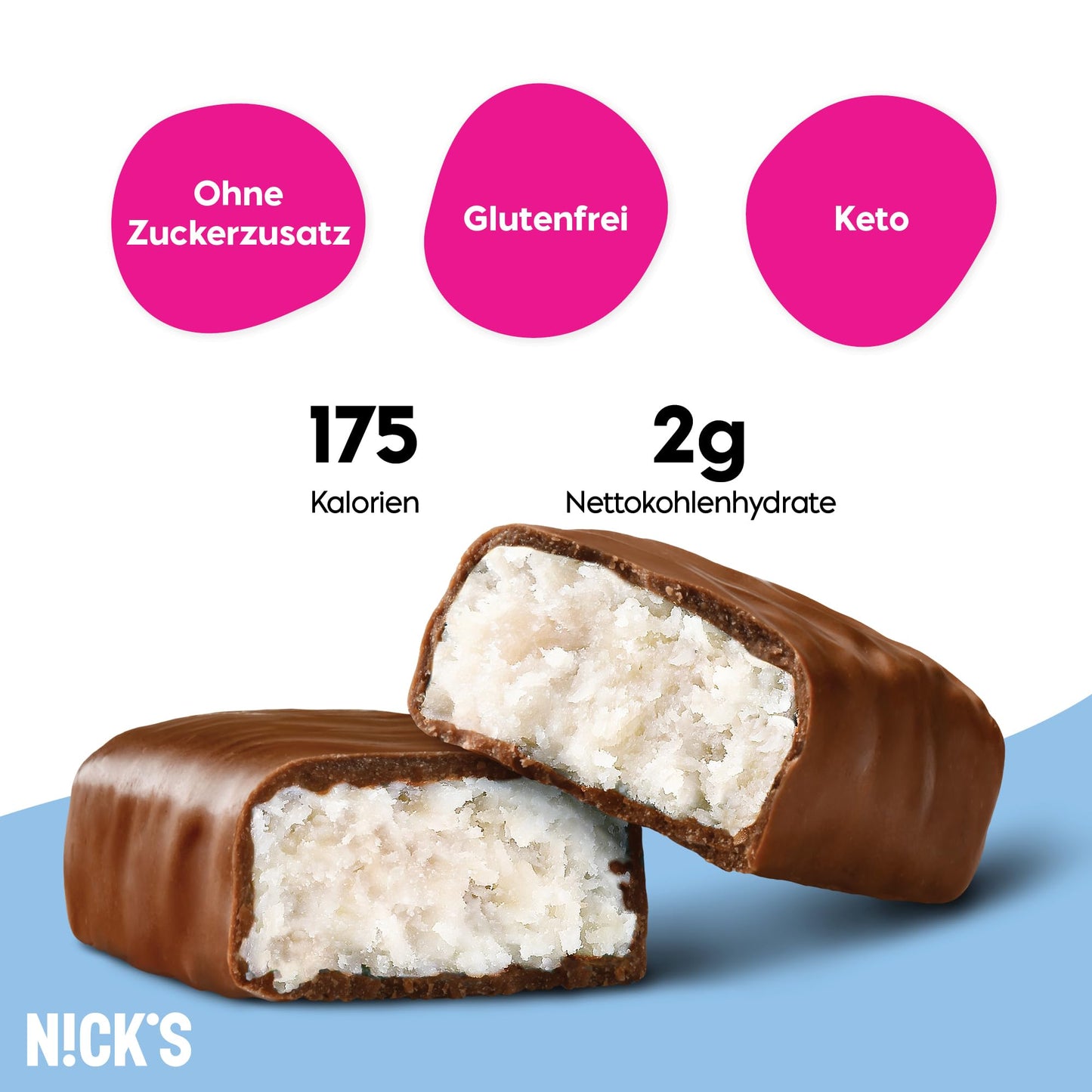 Nicks Keto Bars Peanuts N Fudge, Ciocolată Peanuts Gustări de caramel, 175 de calorii, 3,9 carbohidrați net, fără zahăr adăugat, fără gluten, dulciuri cu carbohidrați mici (15x40g)