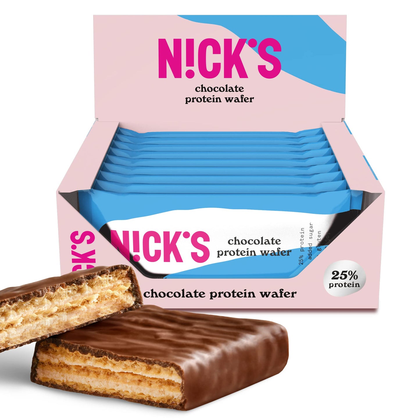 Nicks Keto Bars Erdnüsse N Fudge, Schokoladen Erdnüsse Karamell -Snacks, 175 Kalorien, 3,9 Nettokohlenhydrate, kein Zucker, glutenfrei, kohlenhydratarm (15 x 40 g)