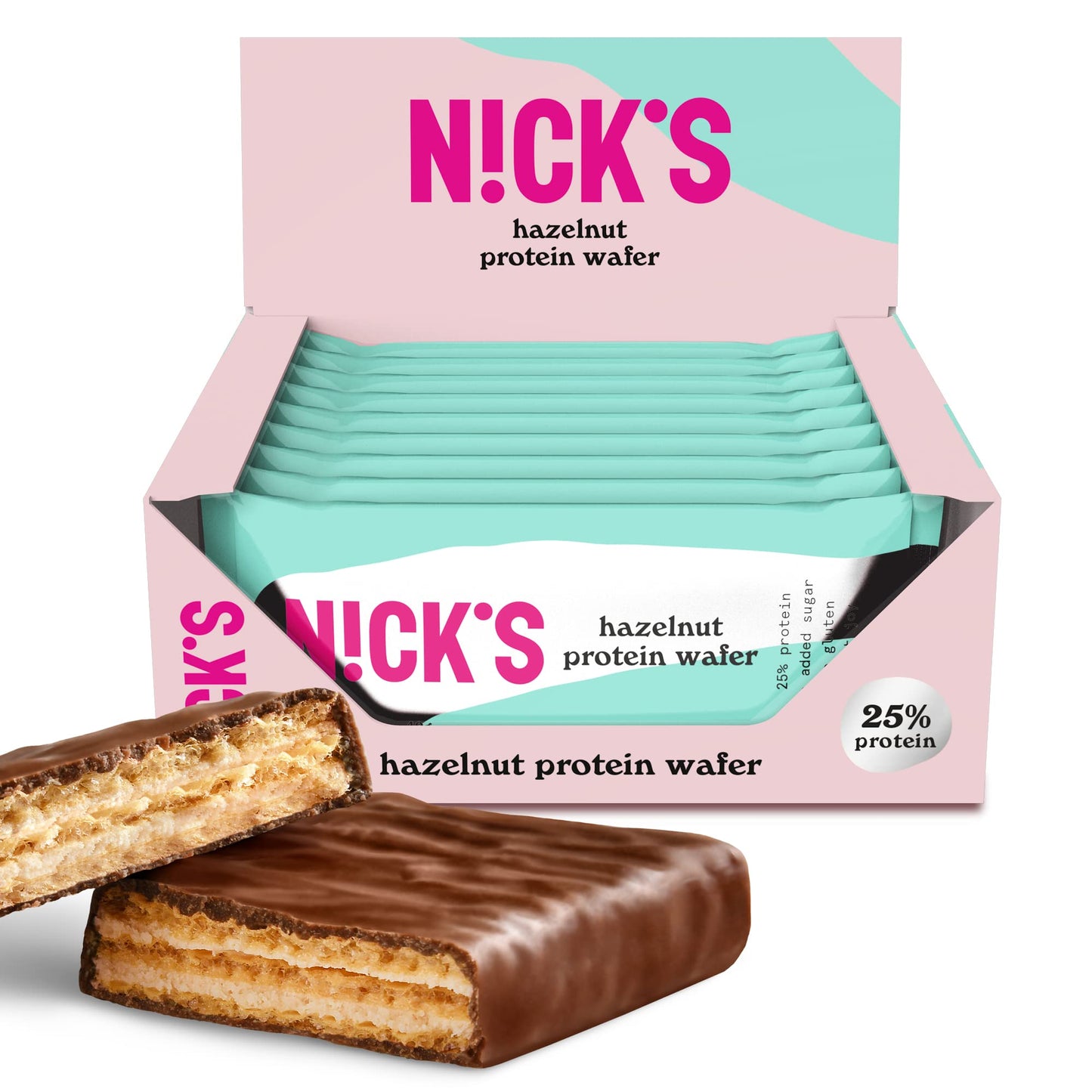 Nicks Keto Bars Erdnüsse N Fudge, Schokoladen Erdnüsse Karamell -Snacks, 175 Kalorien, 3,9 Nettokohlenhydrate, kein Zucker, glutenfrei, kohlenhydratarm (15 x 40 g)