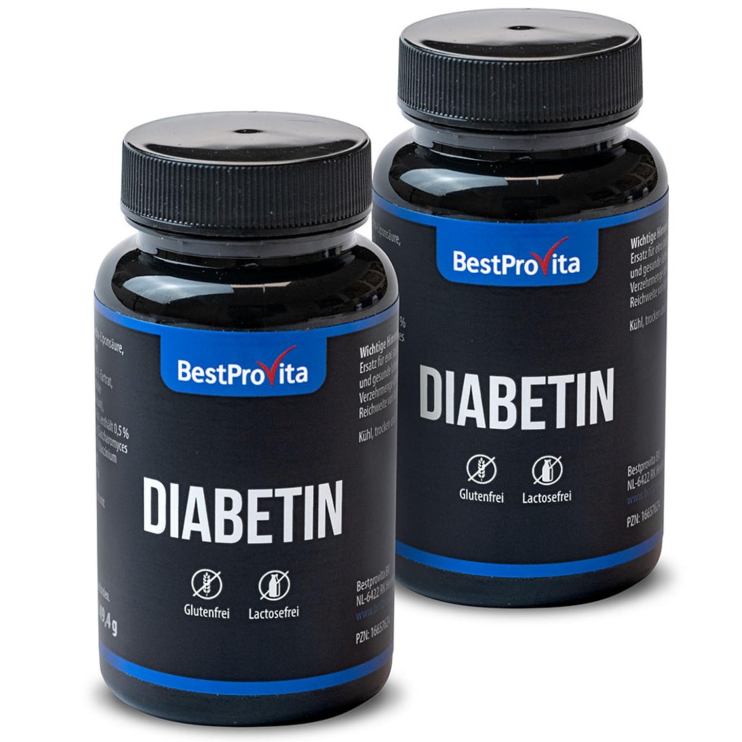 BestProvita diabetinkapslar (3 x 60 diabetinkapslar) - Naturligt multivitaminstöd för typ 2 -diabetes, sänkning av blodsocker och diabetes vitaminer